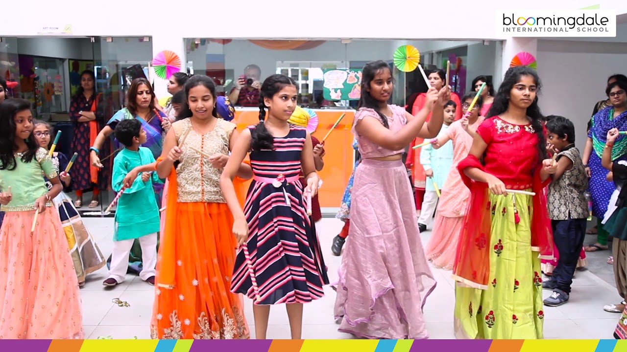 Dandiya Celebrations at Bloomingdale International School 2019 YouTube