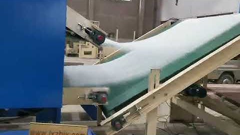 YWJM-2 polyester wadding production line, thermo bonded wadding plant