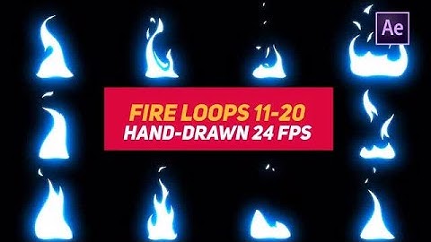 Liquid Elements 3 Fire Loops 11-20 After Effects Templates