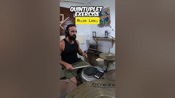🖐️ QUINTUPLET practice pad exercise on drums.  Beginner Drum Lesson #shorts #drumlessons #drumpad
