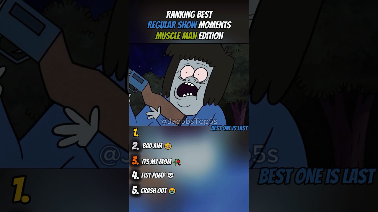 Ranking Best Regular Show Moments Muscle Man Edition 