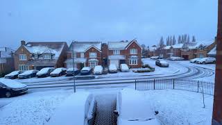 UK Snow Timelapse | 08/02/21 | North Nottinghamshire