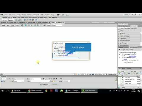การแก้ไขข้อมูล ในตาราง mysql ง่ายๆ ใน Dreamweaver cs6