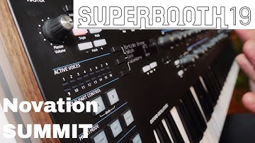 Superbooth 2019 - Novation SUMMIT Poly Synth