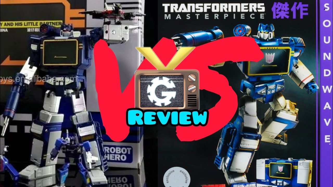 HASBRO Toys R Us Exclusive Transformers Masterpieces MP-02 Soundwave VS Robot Hero K-01Pony / Review