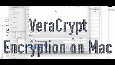 Best Encryption Software for a flash drive or hard drive - VeraCrypt on MacOS demo - open source
