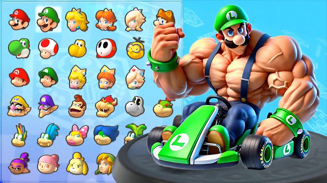 マリオカート8デラックス】ルイージ（バフ）が登場したらどうなるか