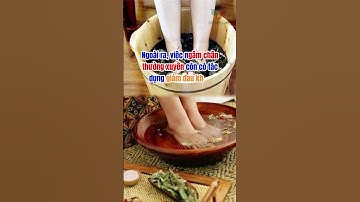 BẤT NGỜ 5 TÁC DỤNG CỦA NGÂM CHÂN VỚI NGẢI CỨU|Dr Hiệp