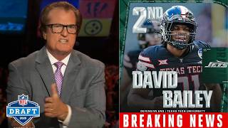 [BREAKING NEWS] The New York Jets select David Bailey with the No. 2 pick - ESPN NFL Draft 2026
