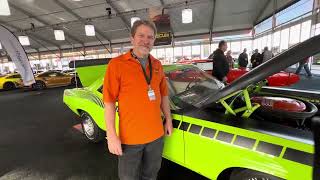 (Geoff Stunkard)talking about Tim Wellborn‘s 70 ARR Cuda ￼8400 mile Survivor@(mecum Kissimmee 2024)