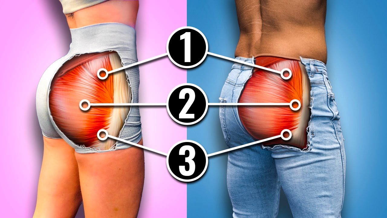 How To Get A Well-Rounded Butt (3 Best Glute Exercises)