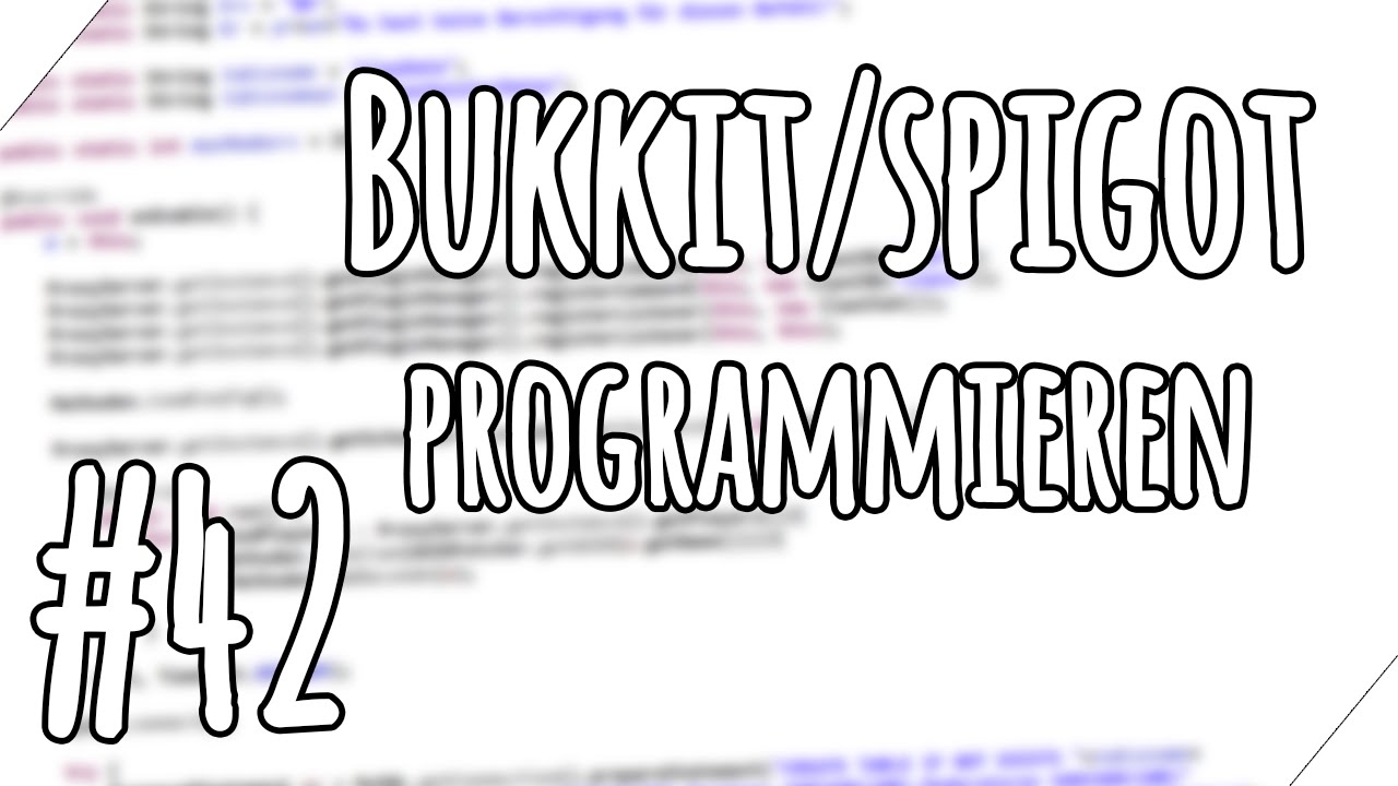 Spieler verstecken - #42 Bukkit/Spigot plugins programmieren [DE/HD]