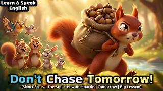 Start Living Today | The squirrel Who Hoarded Tomorrow | Moral Short Story