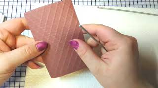 видео: Фоновое тиснение для скрапбукинга без машинки для тиснения картинка: Фоновое тиснение для скрапбукинга без машинки для тиснения