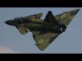 4Kᵁᴴᴰ Saab SK 37 Viggen First Short Flight Display with Amazing Takeoff @ NATO DAYS 2018