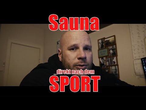 Video: Finnische Sauna Nach Dem Training