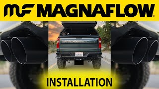 Install AND Review - Chevy Silverado 1500 Magnaflow Street Series Exhaust by Halo Halo Hikers 6,429 views 9 months ago 12 minutes, 48 seconds