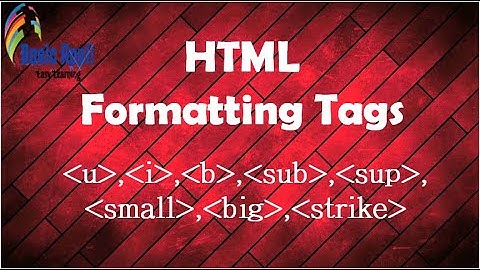 HTML Formatting Tags || HSC ICT || Practical 01.....Basic Appi!