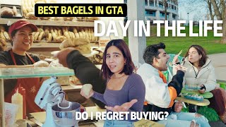 DAY VLOG: Best Bagels & Sushi In GTA   Tried Making Dough  Travel Soon