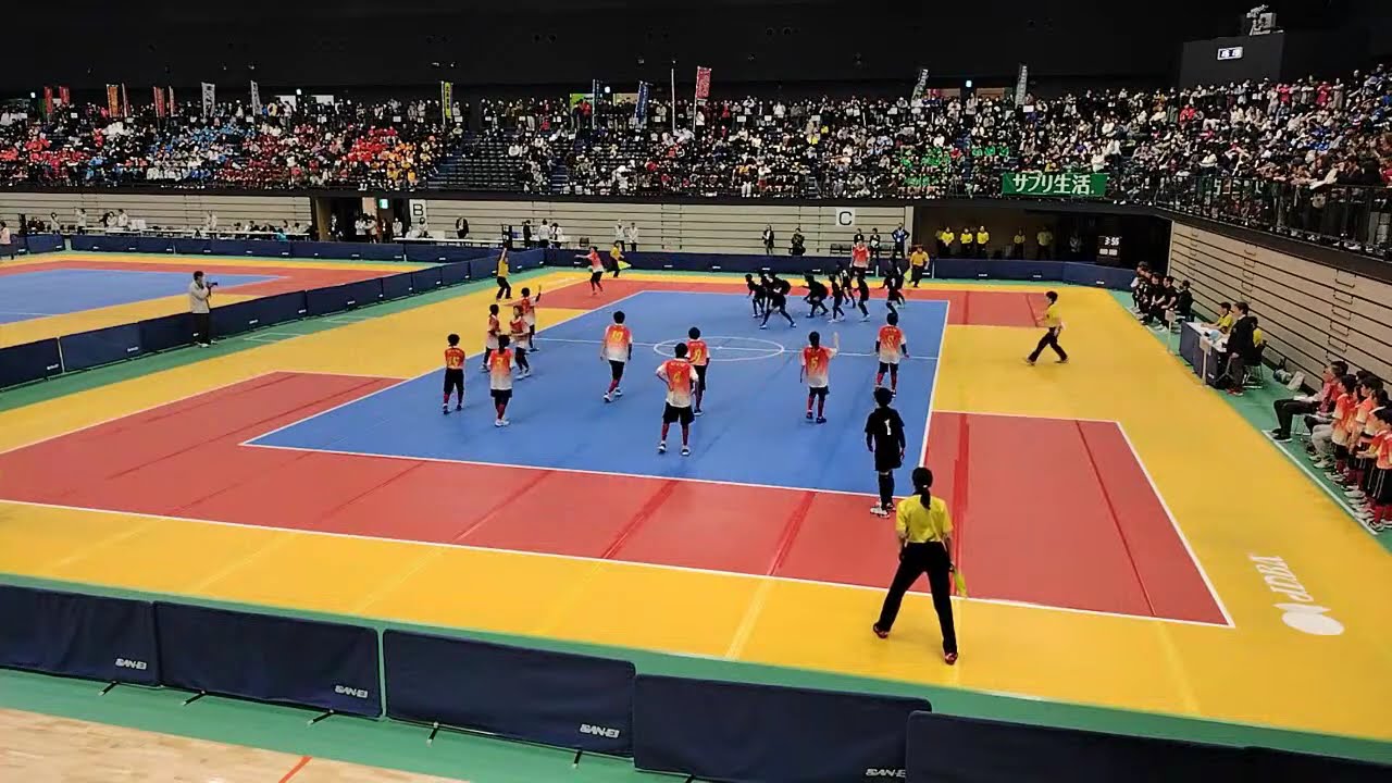 【全国大会生配信】ドッジボール全国大会　準決勝土竜島　対　長久手ＡＬＬ BLACKS