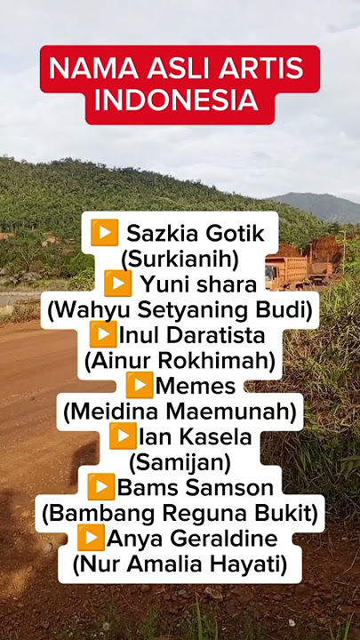 Nama Artis indo #trending #viral