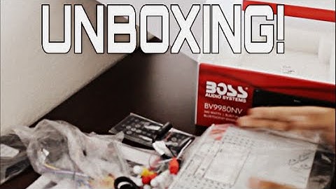 UNBOXING | Boss Audio Radio w/ GPS | BV9980NV