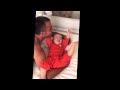 Папа усыпляет сыночка / daddy and son