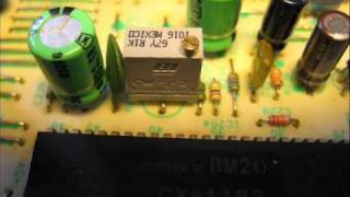 Sony CDP-337ESD recapping and upgrade