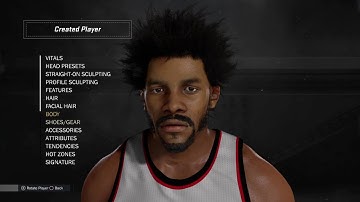 NBA 2K17 Creation Tutorial Artis Gilmore