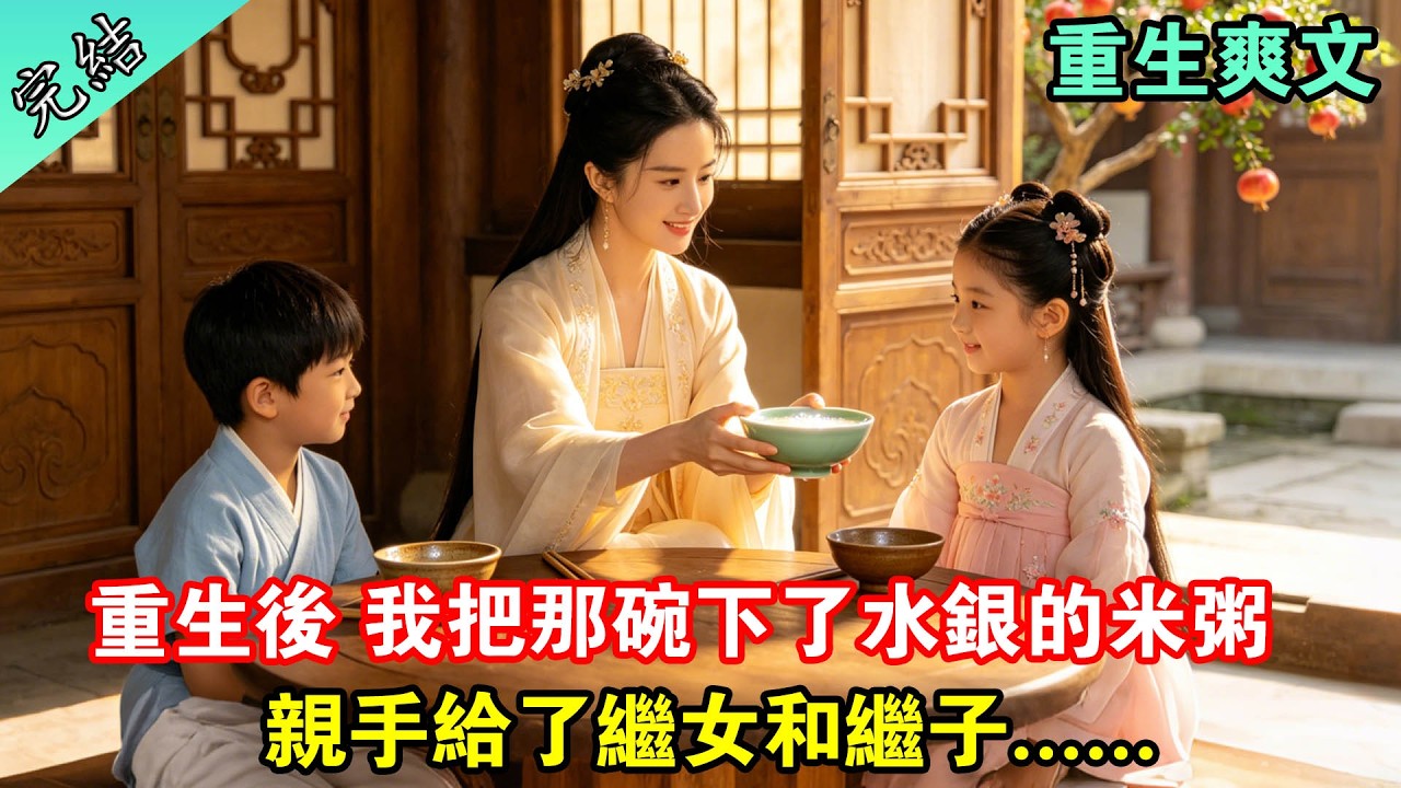 重生後，我把那碗下了水銀的米粥，親手給了繼女和繼子......#重生文 #重生 #重生小説 #完結 #古言  #爽文 #大女主 #有聲書 #女生必看 #小說推文