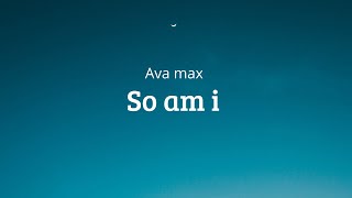 So am i lyrics