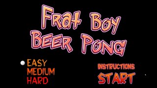 Frat Boy Beer Pong Gameplay (Flash Game)