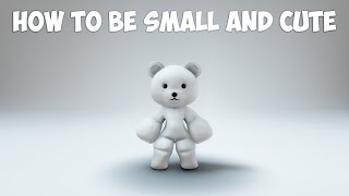 Tiny) Bear Avatar - Beige - Roblox