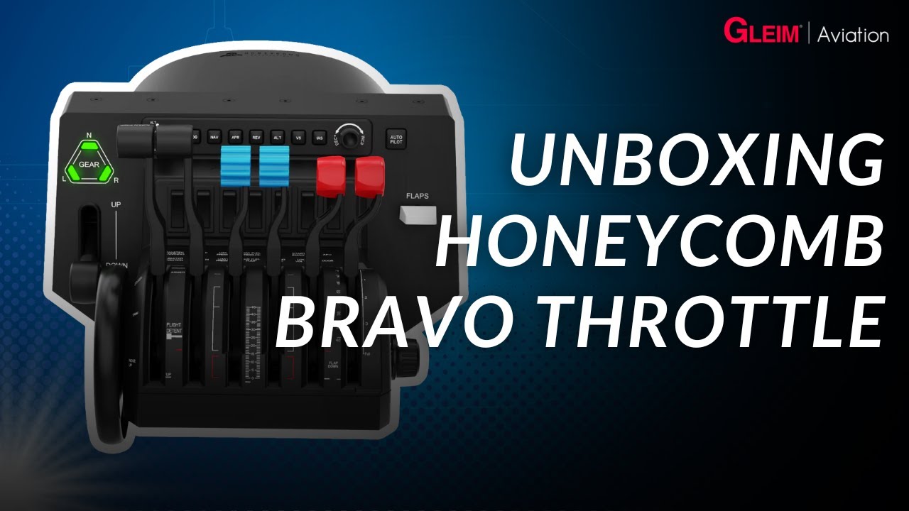 Honeycomb Aeronautical Bravo Throttle Quadrant w/ Yoke & Switch Panel and  Cover