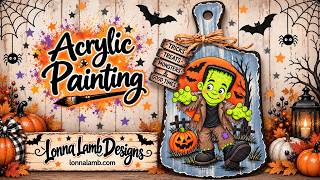 Paint the Cutest Monster Ever Created! Acrylic Painting