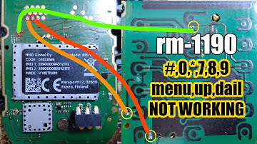 Nokia 150 | rm-1190 | menu,dail,up,7,8,9,*,0,# Button Not Working Problem Salution | GSM