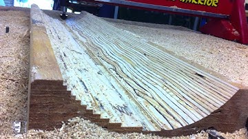 3D Routing of concrete mould, part 2.