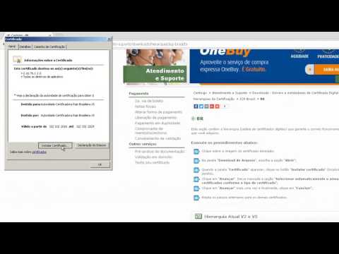 Vídeo: Como Instalar Um Certificado Raiz