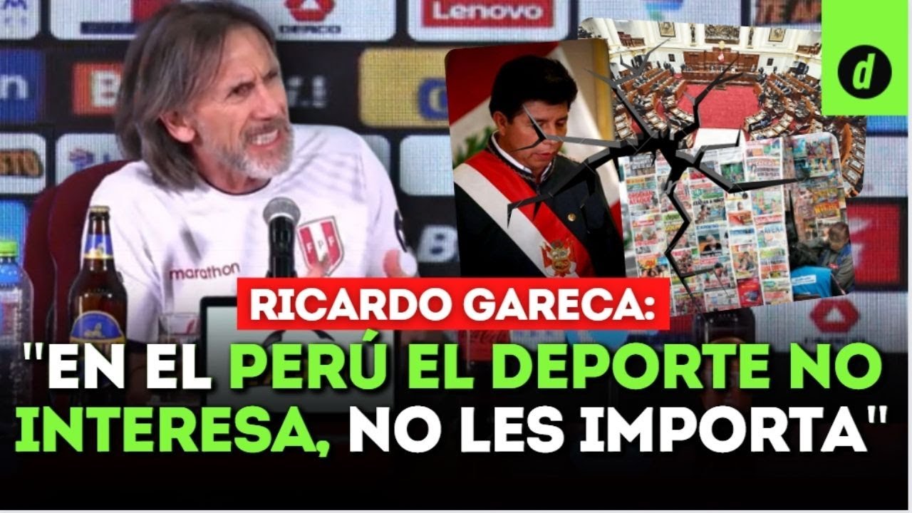Lo que OPINA RICARDO GARECA sobre la SITUACIÓN ACTUAL DEL PAÍS y el DEPORTE PERUANO