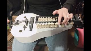 3D printed Hurdy Gurdy prototype v2 - melody strings only 