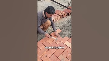 Bricklaying Skills Tutorial | Precision & Technique in Masonry Work | TimberCraft Studio