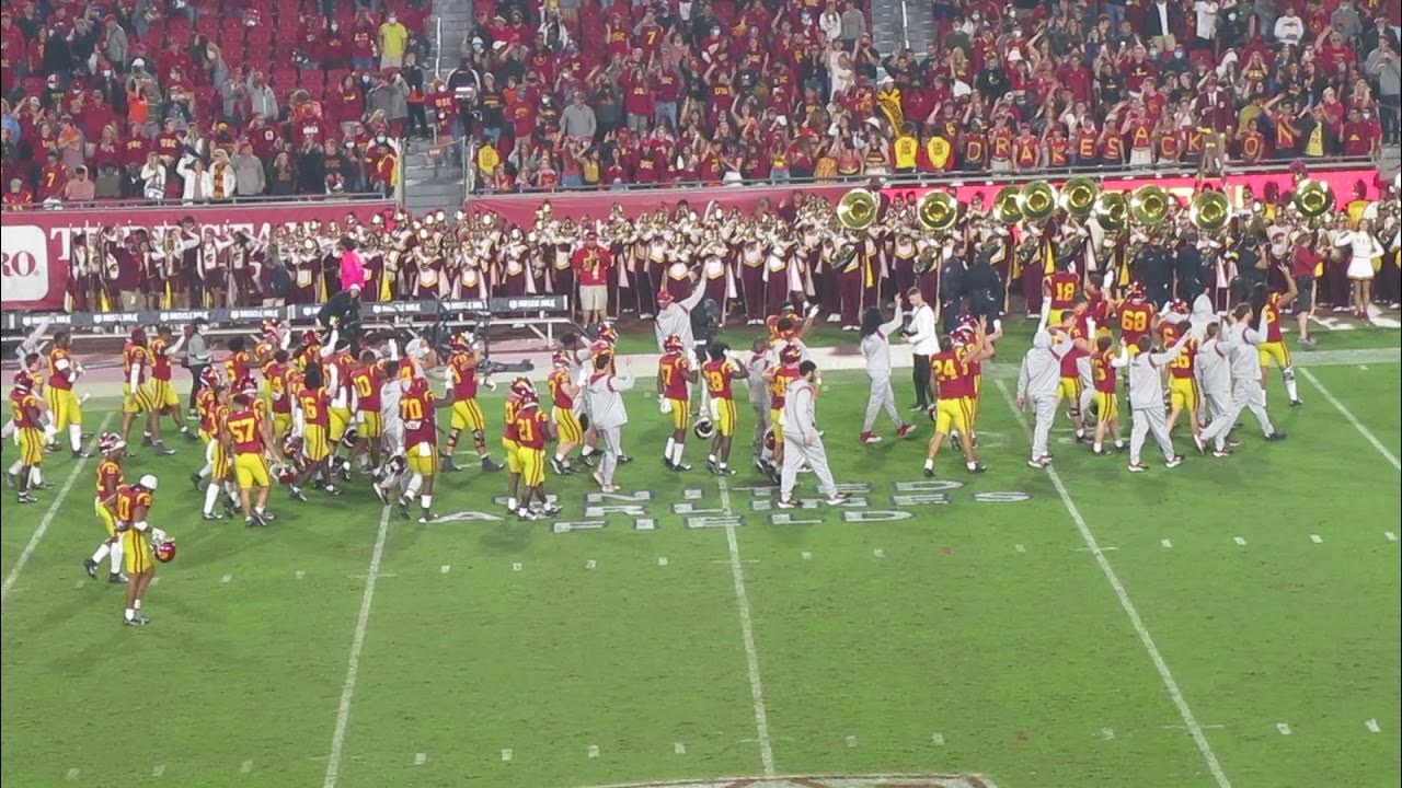 At the end of the USC Football Game, USC