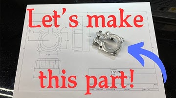 Machining a part for the hydrofoil