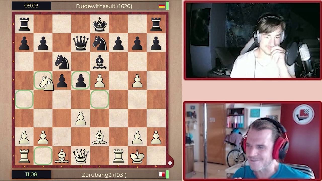 Chess Ultra Blitz Game vs Random Online Opp - zerzull on Twitch
