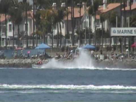 Cracker Box Boat Racing Heat 2 August 8, 2009 Long Beach Marine Stadium ...