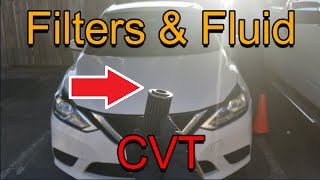 How to Change 20132019 SENTRA CVT Fluid & Filters (complete tutorial by a real owner) at 168,000 mi