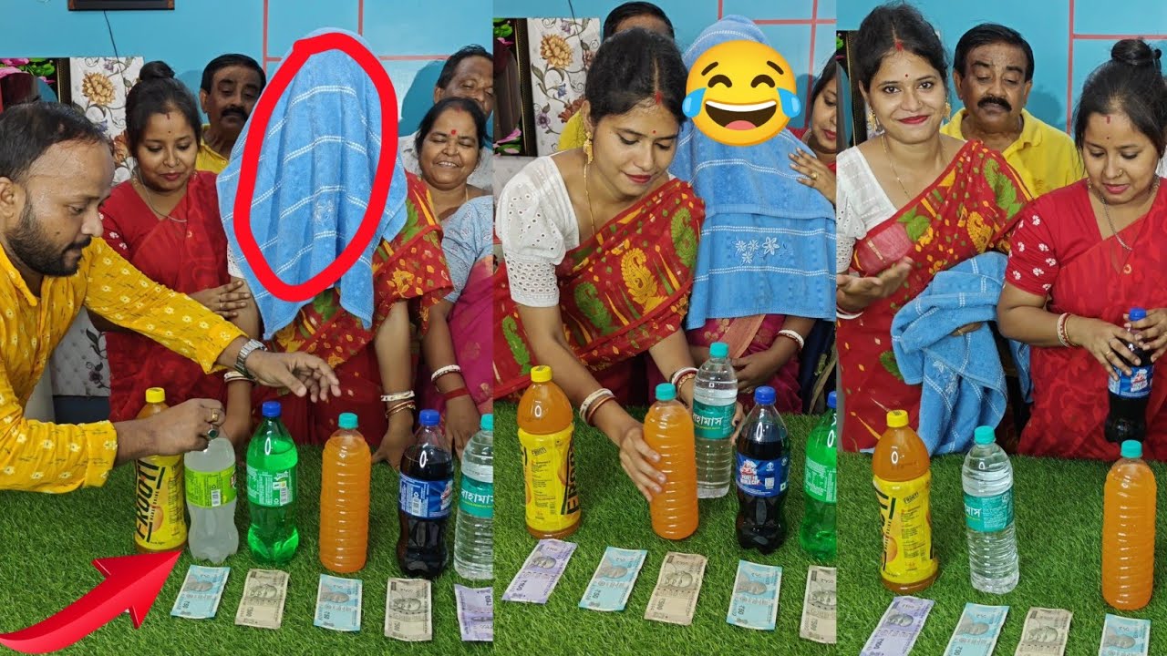 IQ Test Game - মাথায় তোয়ালে চাপা দিয়ে 😂 কে মনে রাখতে পারলো ?