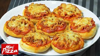 Mini Pizza Recipe | Mini Pizza Bites | Quick and Easy Beef Pizza with pizza sauce. screenshot 5