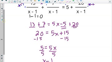 MAT1033C - 4.5 Solving Rational Equations & Literal Equations