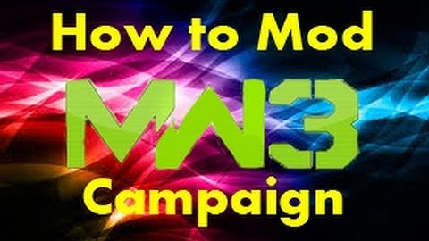 How to mod MW3 Campaign on Xbox 360 with Horizon